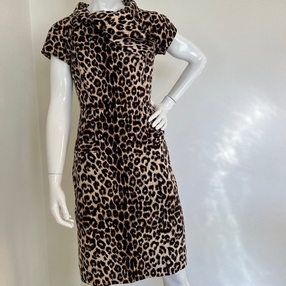 Animal print body con style dress by Etcetera Sz 2 - Picture 7 of 7